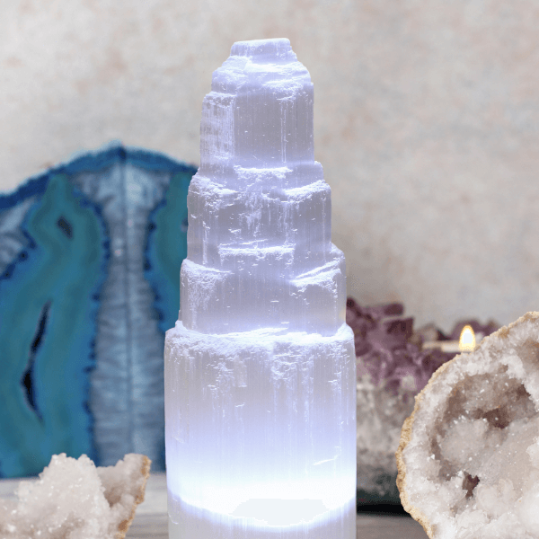 Wholesale Selenite Mountain Lamp